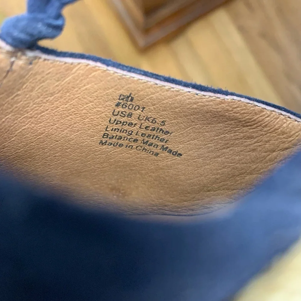 Cabi Isla Navy Espadrille Wedges Size 8.5 Comfort  Southwestern Resort